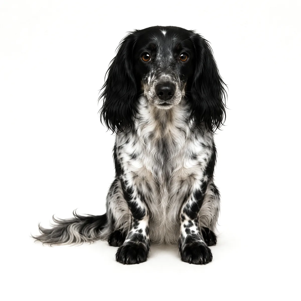 Mia, sitting for her studio portrait